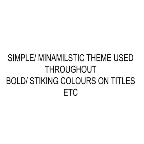 Pitch (Magazine Coursework)