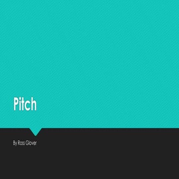 Pitch