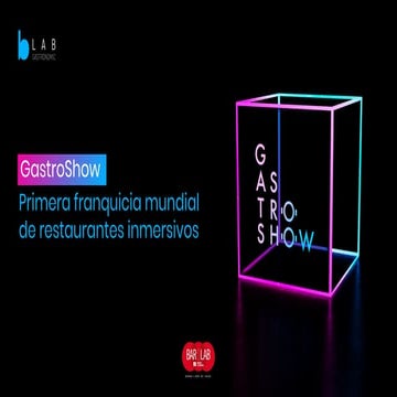Presentación gastronomía inmersiva GastroShow-2020