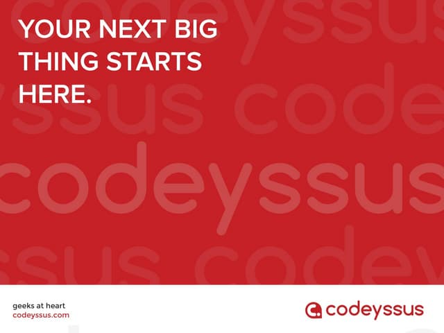 Codeyssus Labs - Services Brochure 
