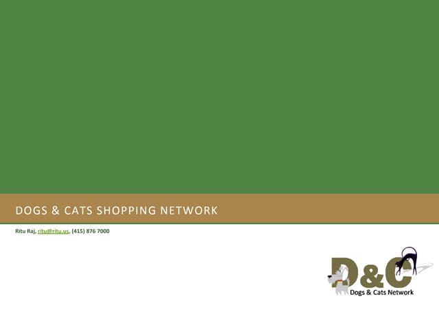 Pitch and Concept pitch for Dogs & Cats Network