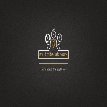 My tribe @ Work - Onboarding app