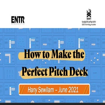 Startups Pitch Deck for business owners