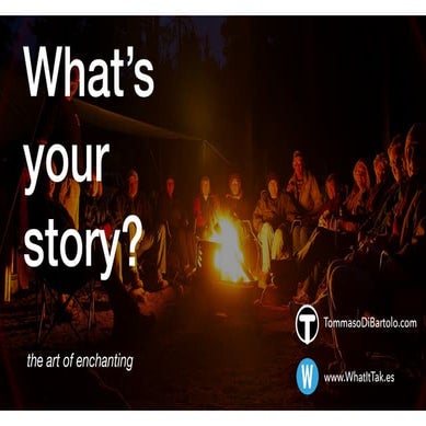 Pitch deck and storytelling by Tommaso Di Bartolo