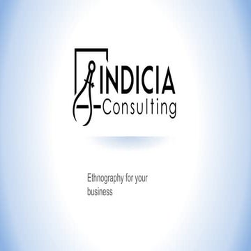Who are we and what do we do? Indicia Consulting