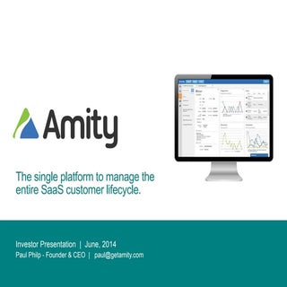 Amity Pitch Deck (June 2014)