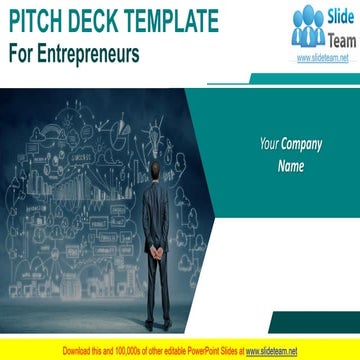 Pitch Deck Template For Entrepreneurs PowerPoint Presentation Slides