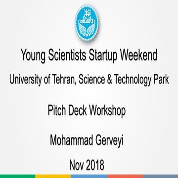 Pitch Deck Workshop