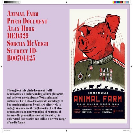Pitch document animal farm