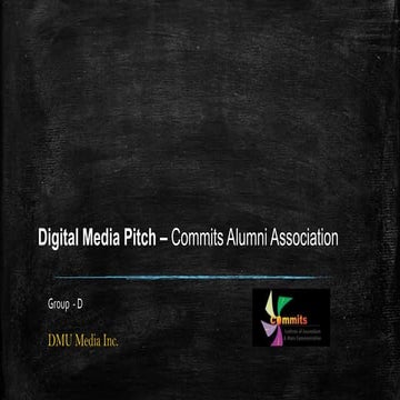 Digital Media Pitch Presentation