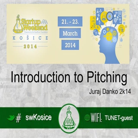 Basic pitching 101 (Startup Weekend) | PDF