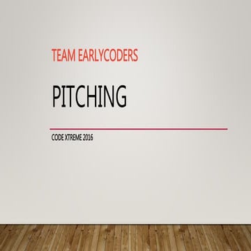 Early Coders Academy Code Extreme 2016 (Class B1)