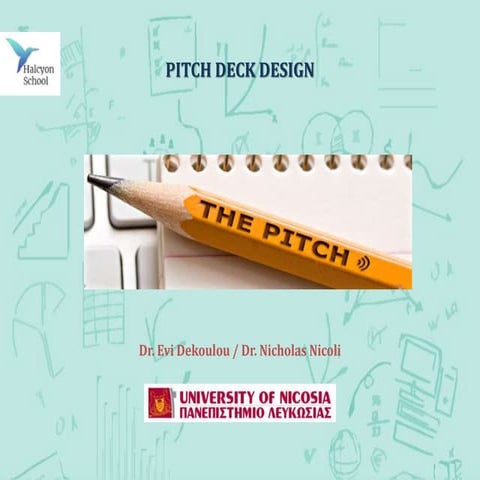 Pitching a startup idea