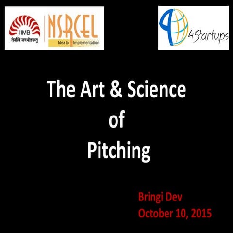 Pitching4 startups 
