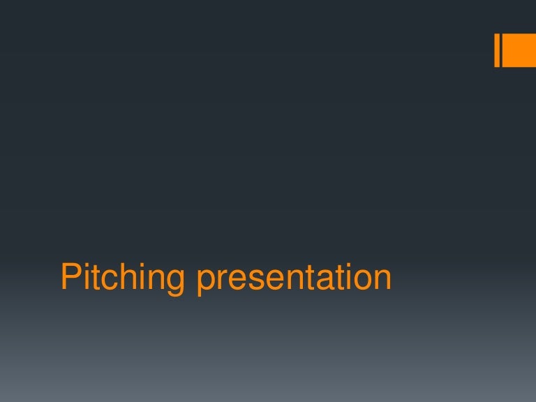Pitching presentation unit 18