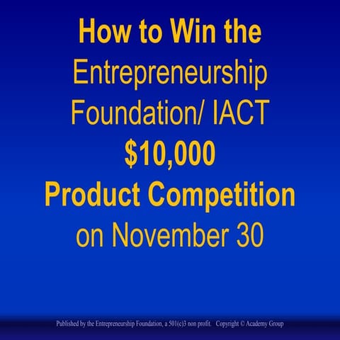 Pitching products to capital providers   content and style