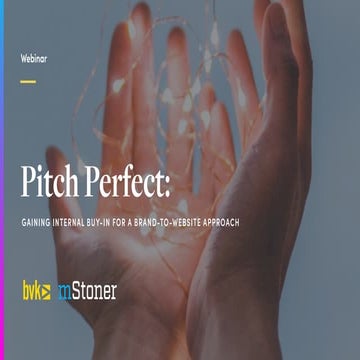 Pitch Perfect: How to Gain Internal Buy-In