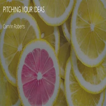 Effective Presentation Skills