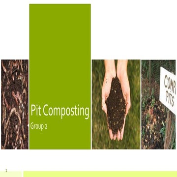 Pit compost
