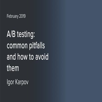 A/B Testing: Common Pitfalls and How to Avoid Them