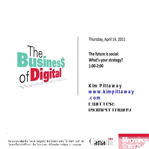 Business of Digital: Social media strategy