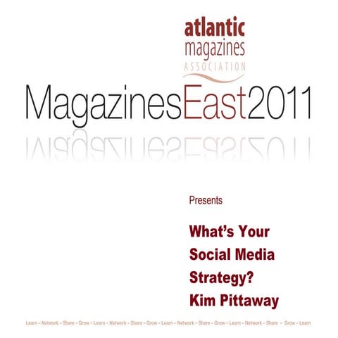 What's your social media strategy?