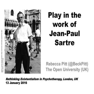 Play in the Work of Jean-Paul Sartre 