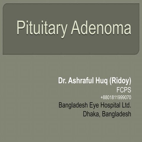 Pituitary adenoma