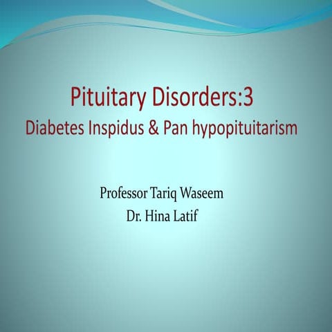 Pituitary disorders 3