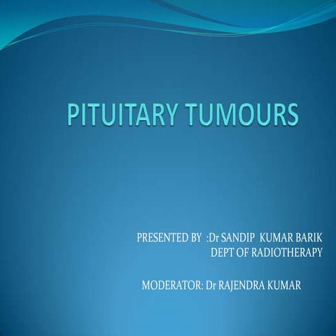 Pituitary tumours