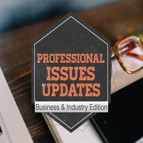 MACPA - BLI Professional Issues Update - Spring 2015 Business & Industry Edition