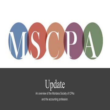 MSCPA Update 2018