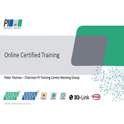 PI UK Seminar (Nov 2021) - Online Certified Training Courses