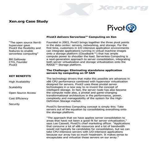 Pivot3 case study