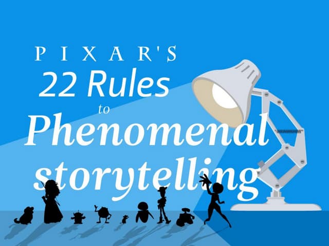 Pixar's 22 Rules to Phenomenal Stor...