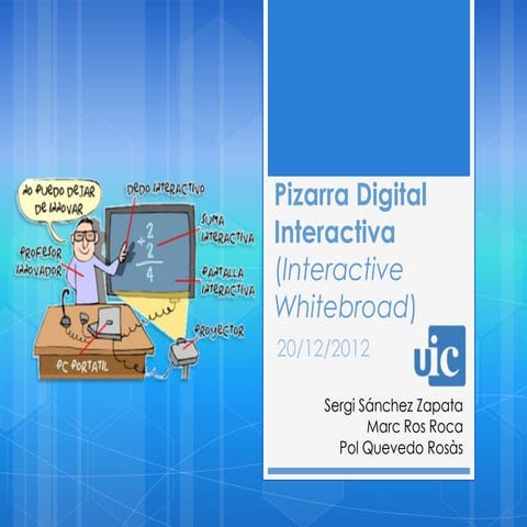 Pizarra digital interactiva (interactive whitebroad)