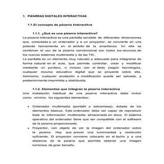 Pizarras digitales interactivas