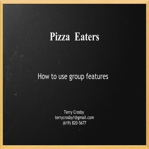 Pizza eaters Instructions 
