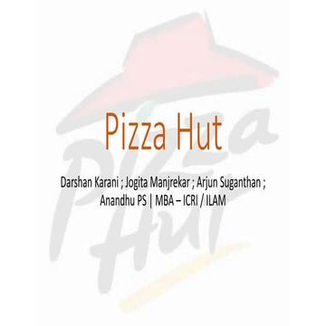 Pizza hut inc