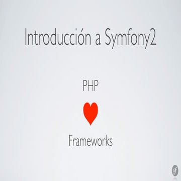 Introducción a Symfony2