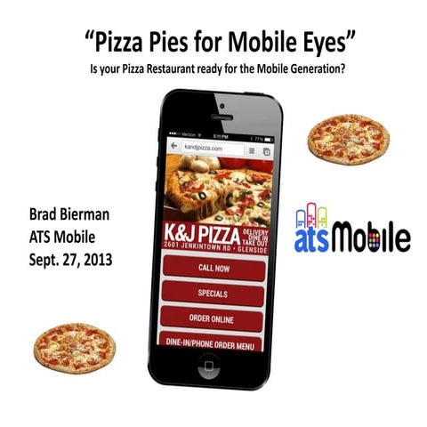 Pizza Pies for Mobile Eyes - Thursday September 26