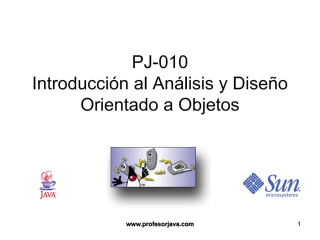 Introducción al Análisis y Diseño Orientado a Objetos