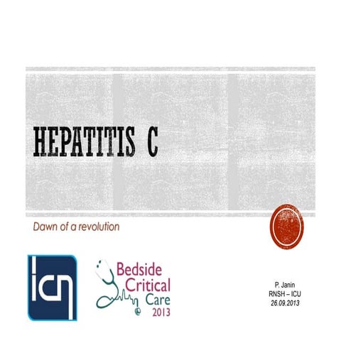 BCC4: Pierre Janin on 4 Newer Agents for Hepatitis C