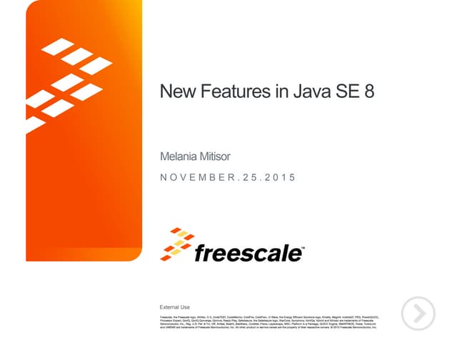 New features in java se 8