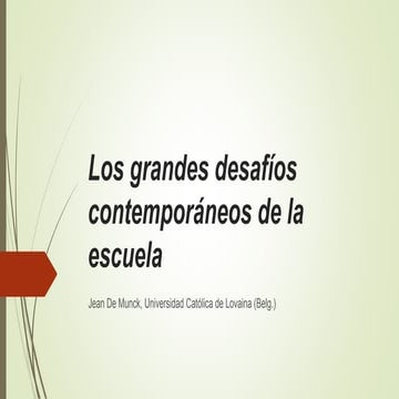 Maestros de la trascendencia