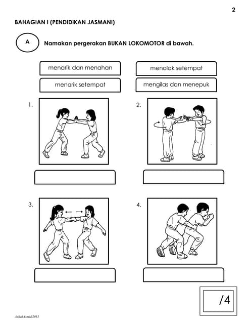 SOALAN PEPERIKSAAN AKHIR TAHUN PJ&PK TAHUN 2