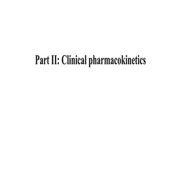 Pharacokinetics power point  for pharmacy