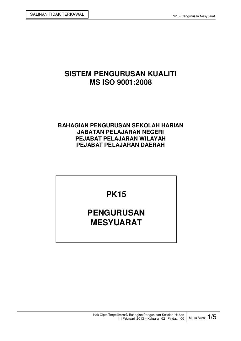 Muka Surat Hak Cipta Isbn