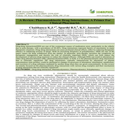 drug interactions paper. dr sp nayak, di notes | PDF