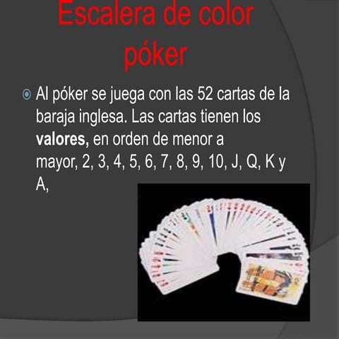 Póker de color